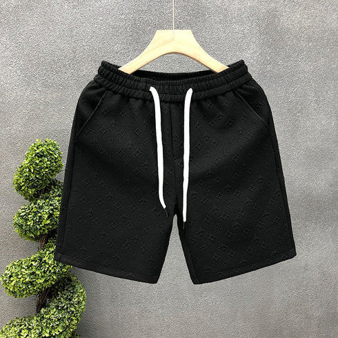 Jacquard Printed Shorts For Men
